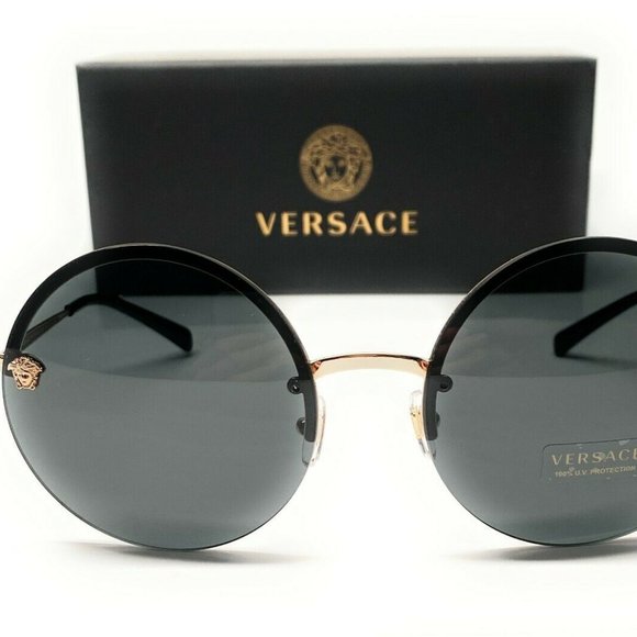 Versace Circular Sunglasses w/ box! New! - Picture 2 of 4